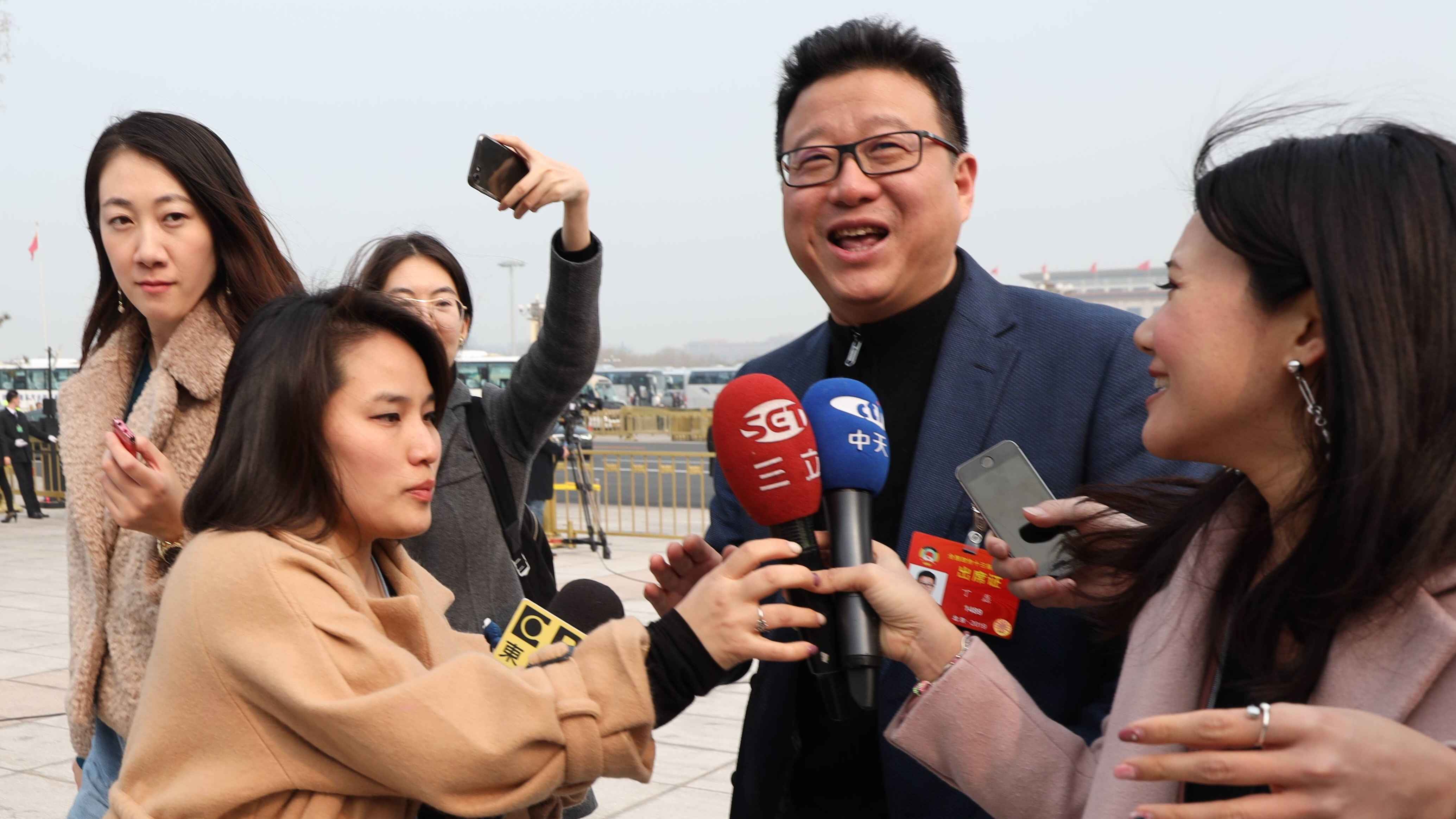 Will die Zusammenarbeit mit UMG künftig ausbauen: William Ding (CEO NetEase Cloud Music), hier bei einer politischen Konferenz in Peking.