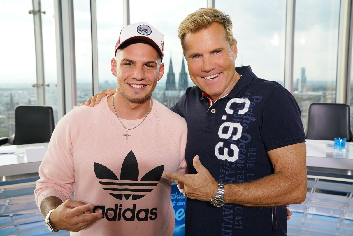 Wieder vereint bei "DSDS": Pietro Lombardi (links) und Dieter Bohlen