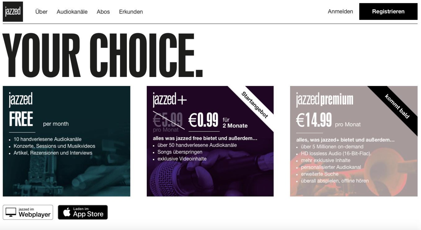 Will die Nische Jazz im Streamingmarkt fest etablieren: die Plattform jazzed, die im Herbst 2020 auch in Deutschland startet