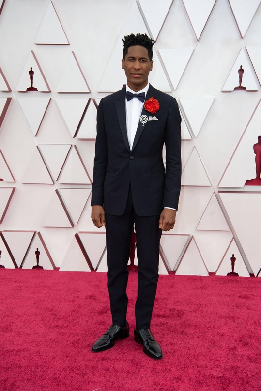 Elfmal nominiert: der Musiker und Bandleader Jon Batiste, hier beim Oscar im April 2021
