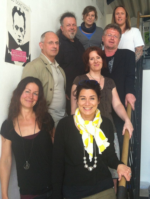 Machen sich für Popkultur stark: Die Gründungsmitglieder des Bundesverbands Popularmusik mit (von links oben nach rechts unten) Julia von Wild, Pierre Seidel, Uwe Bobsin, Bernd Schweinar, ...