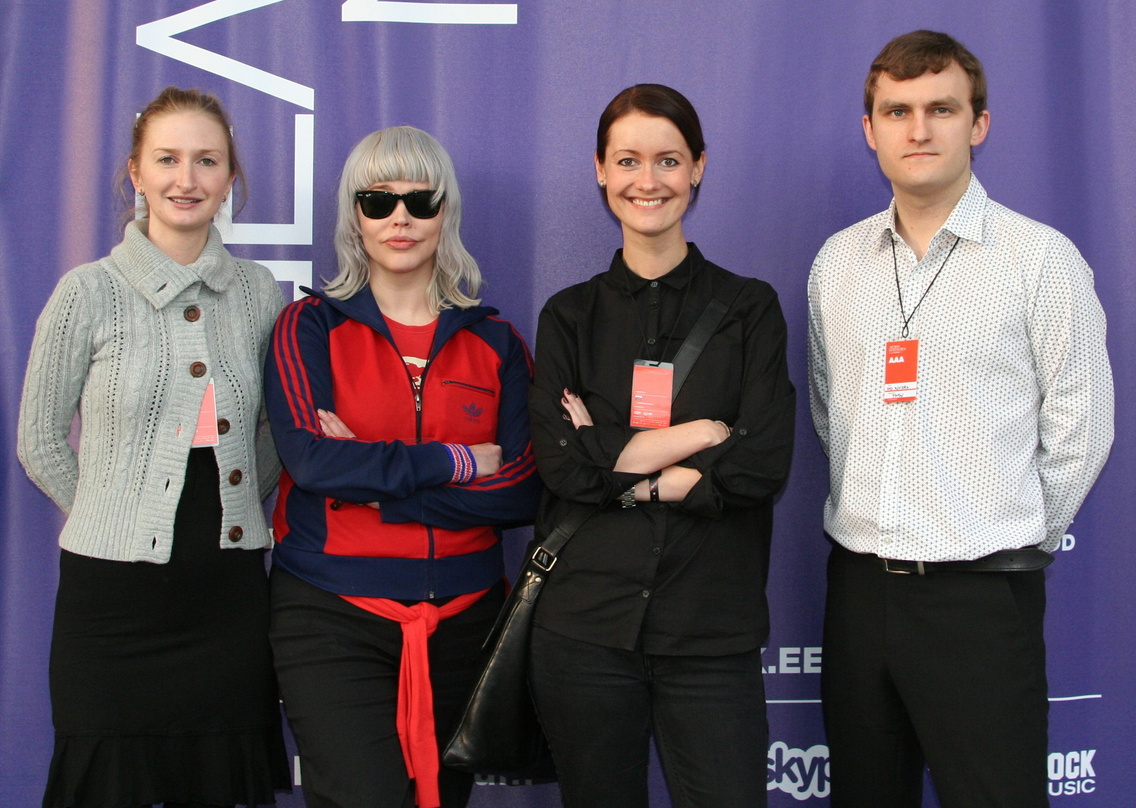 Zufrieden mit der zweiten Ausgabe der Tallinn Music Week (v.l.n.r.): die Veranstalter Kristiina Alliksaar, Ingrid Kohtla, Managing Director Helen Sildna und Ivo Kiviorg