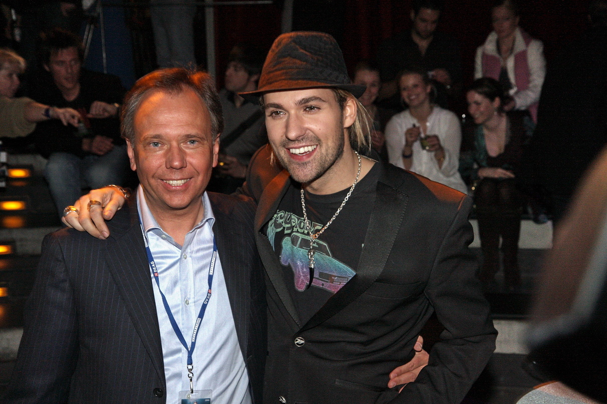 Feierte seinen großen Erfolg: David Garrett (r.) mit André Selleneit ...