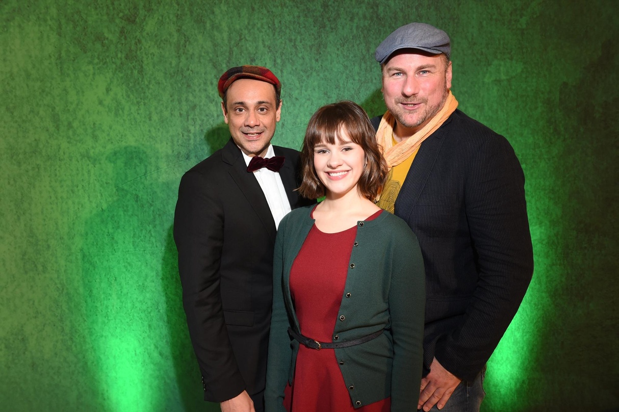 Brachten das Musical in München mit Erfolg auf die Bühne (von links): Komponist Ratan Jhaveri, Amélie-Darstellerin Sandra Leitner und Regisseur Christoph Drewitz