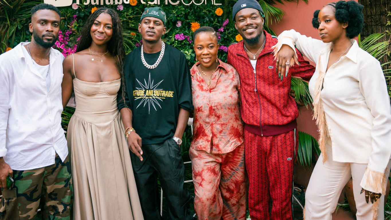 Beim AfroFutureFestival in Ghana (von links): Teemo (Artist Manager), Liz Agyeman (Senior Brand Manager TuneCore Global), Musa Keys, Addy Awofisayo (Head of YouTube Music Sub-Saharan Afric...