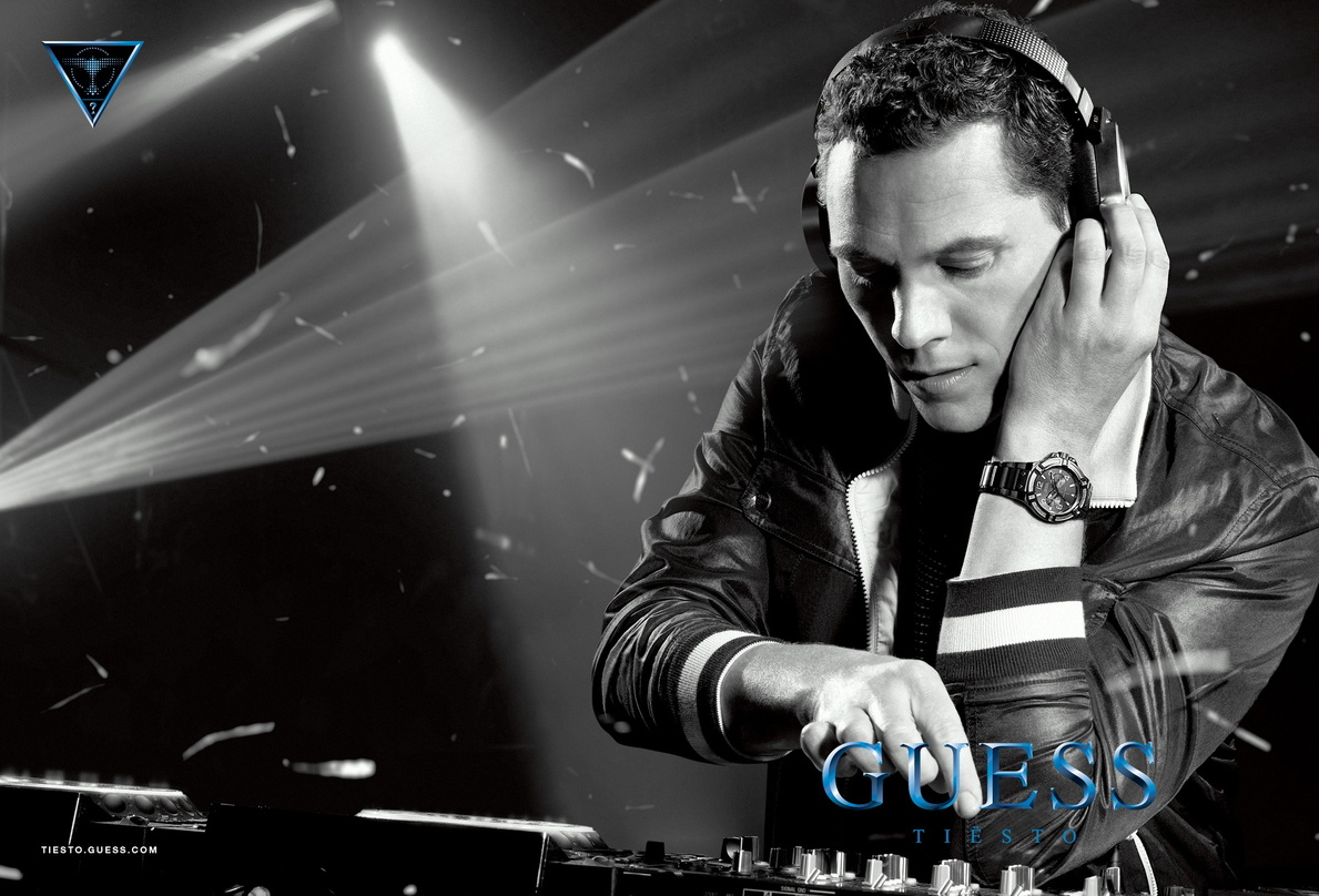 Wirbt für Guess: Tiësto