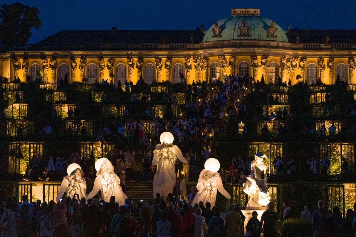 Stimmungsvolles Open-Air-Event: die Potsdamer Schlössernacht
