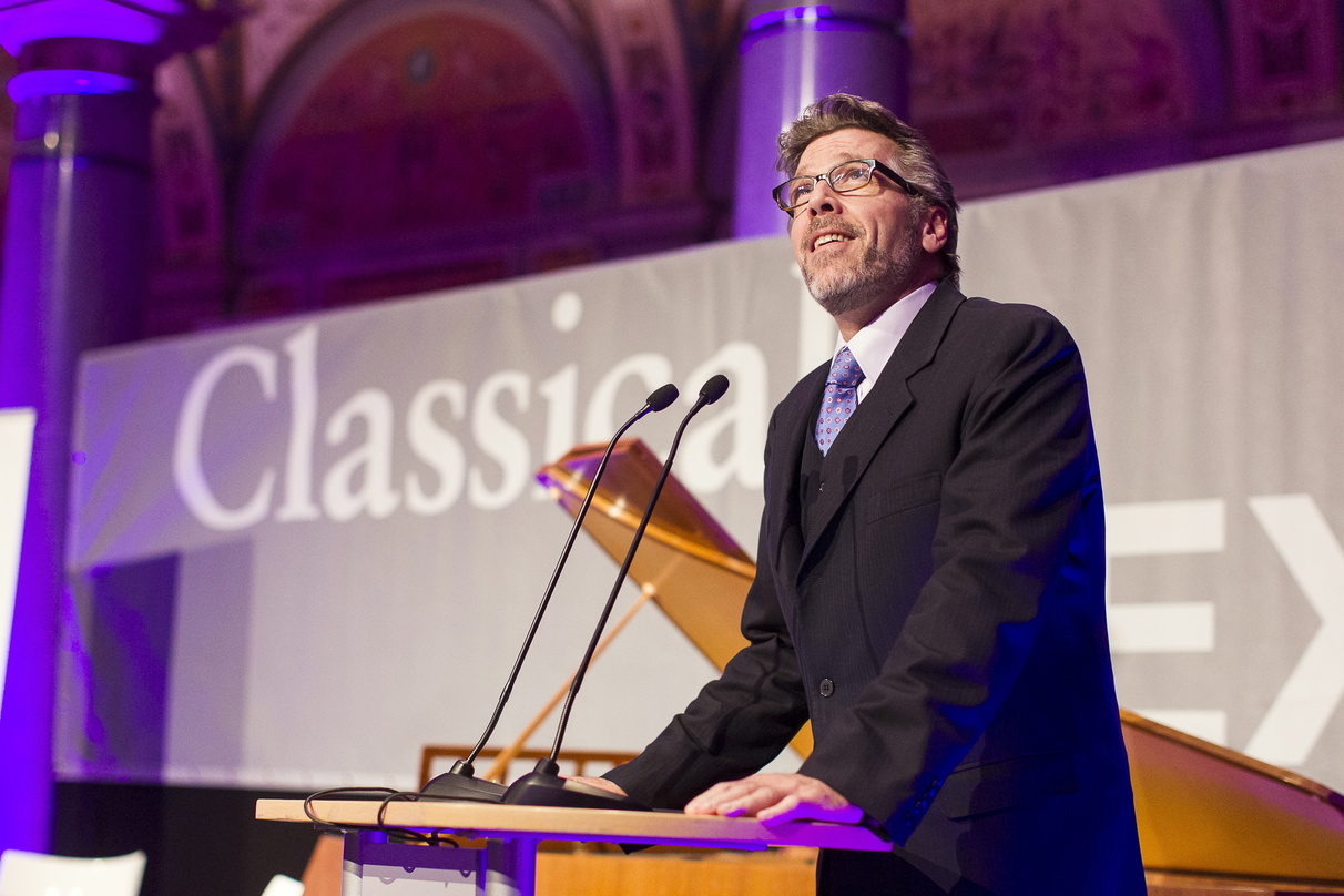 Sprach zur Eröffnung der Classical:Next in Wien: Bariton Thomas Hampson