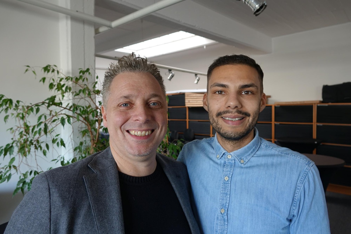 Leiten das Düsseldorfer Büro von a.s.s. concerts & promotion: Dirk Gehrmann (links) und Christian Waaga