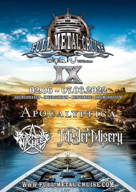 Will 2022 wieder in See stechen: die Full Metal Cruise