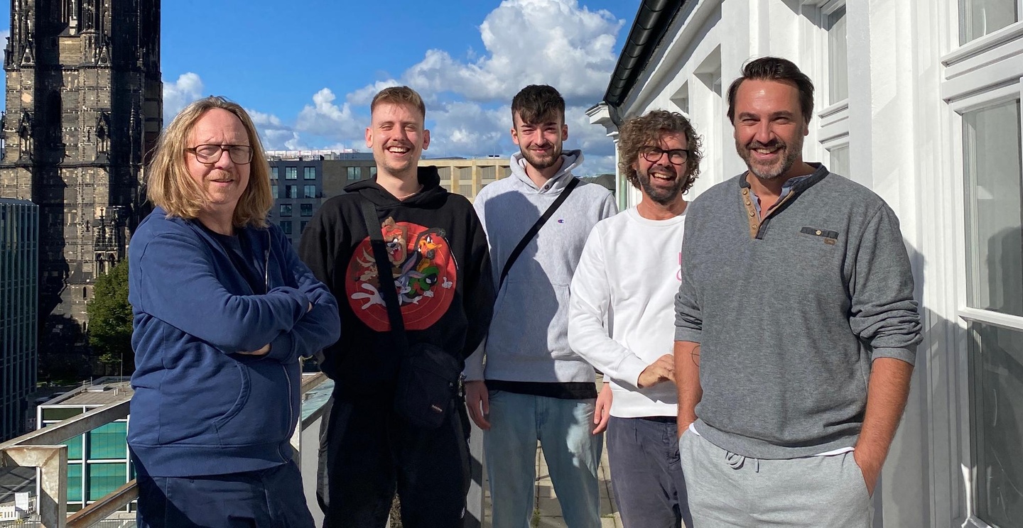 Auf gemeinsamer Mission (von links): Carol von Rautenkranz (GF Golden Gate Management), Arne Behnfeldt (can`t.be.bought), Ben Walter (can`t.be.bought), Oliver Kolb (GF Golden Gaten Managem...