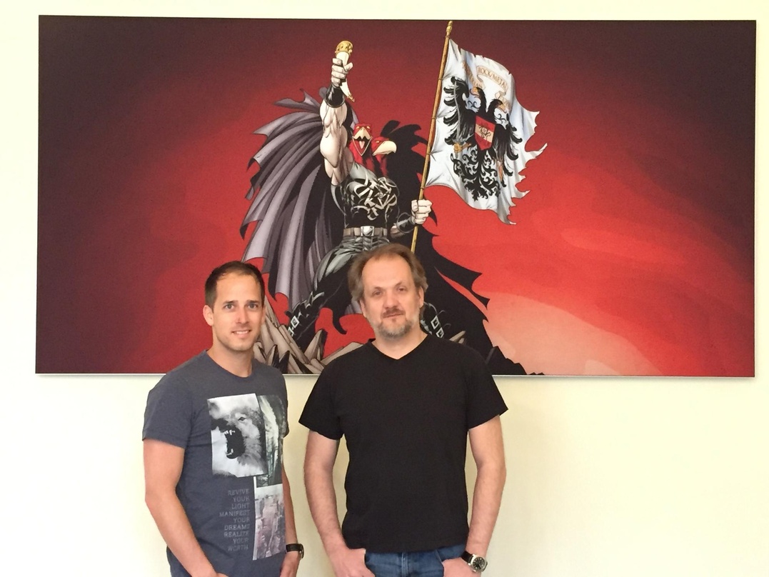 Arbeiten künftig bei Napalm Records zusammen: CEO Thomas Caser (links) und Product Manager Gregor Minnig