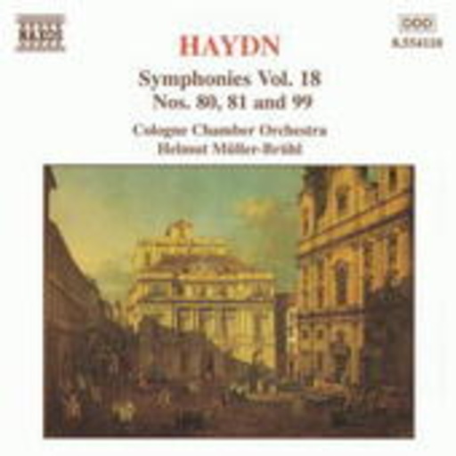 Helmut Müller-Brühl/Kölner Kammerorchester – Symphonies Vol. 18 Nos. 80, 81, 99