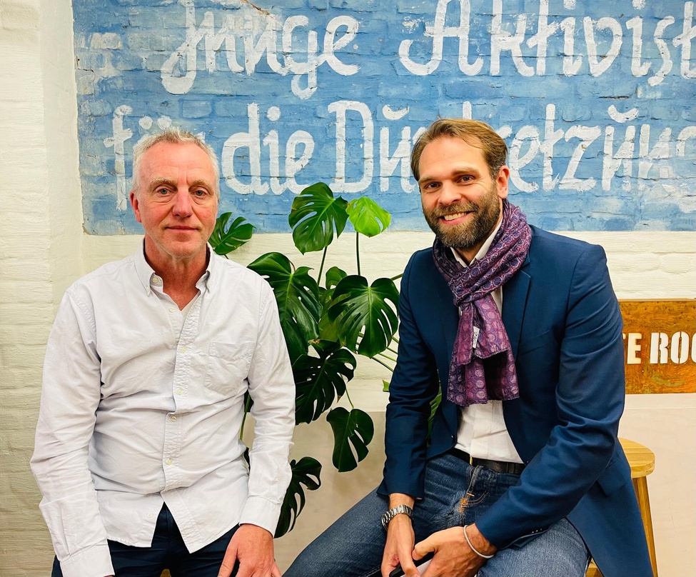 Beim Jahrestreffen der außerordentlichen Mitglieder des BVMI: Konrad von Löhneysen (links) und Florian Drücke