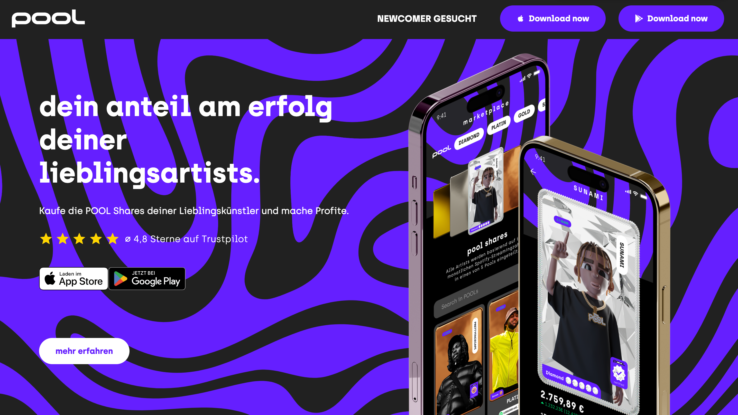 13ad587e 23c2 4c61 b01a 2a34e6550b66 Will von einem "lebendigen Marktplatz" profitieren: Pool Music.