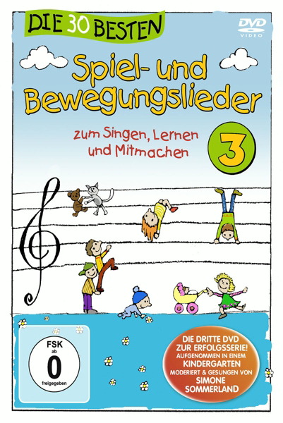 Simone Sommerland/Karsten Glück & Die Kita-Frösche – Die 30 besten Spiel- und Bewegungslieder 3 - Die DVD