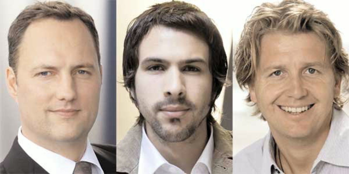 Stellen neue Gesellschaft vor (v.l.n.r.): Edgar Berger, Sven Schäferkord und Joe Hugger