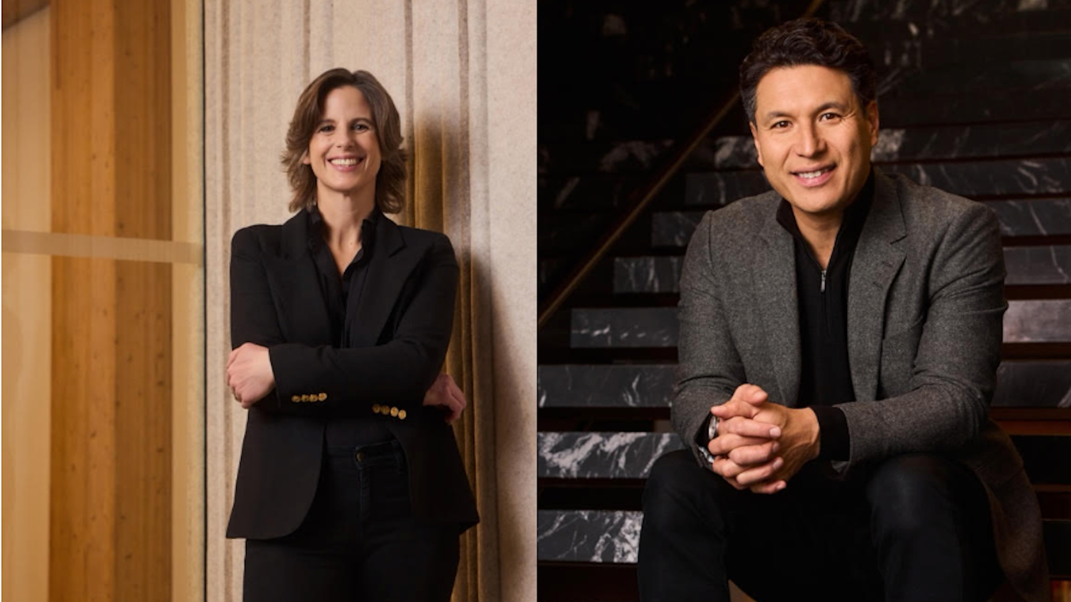 Besetzen neue Positionen: Julie Adam (President & CEO UMC, links) und Jeffrey Remedios (President, Strategic Development Republic Collective).