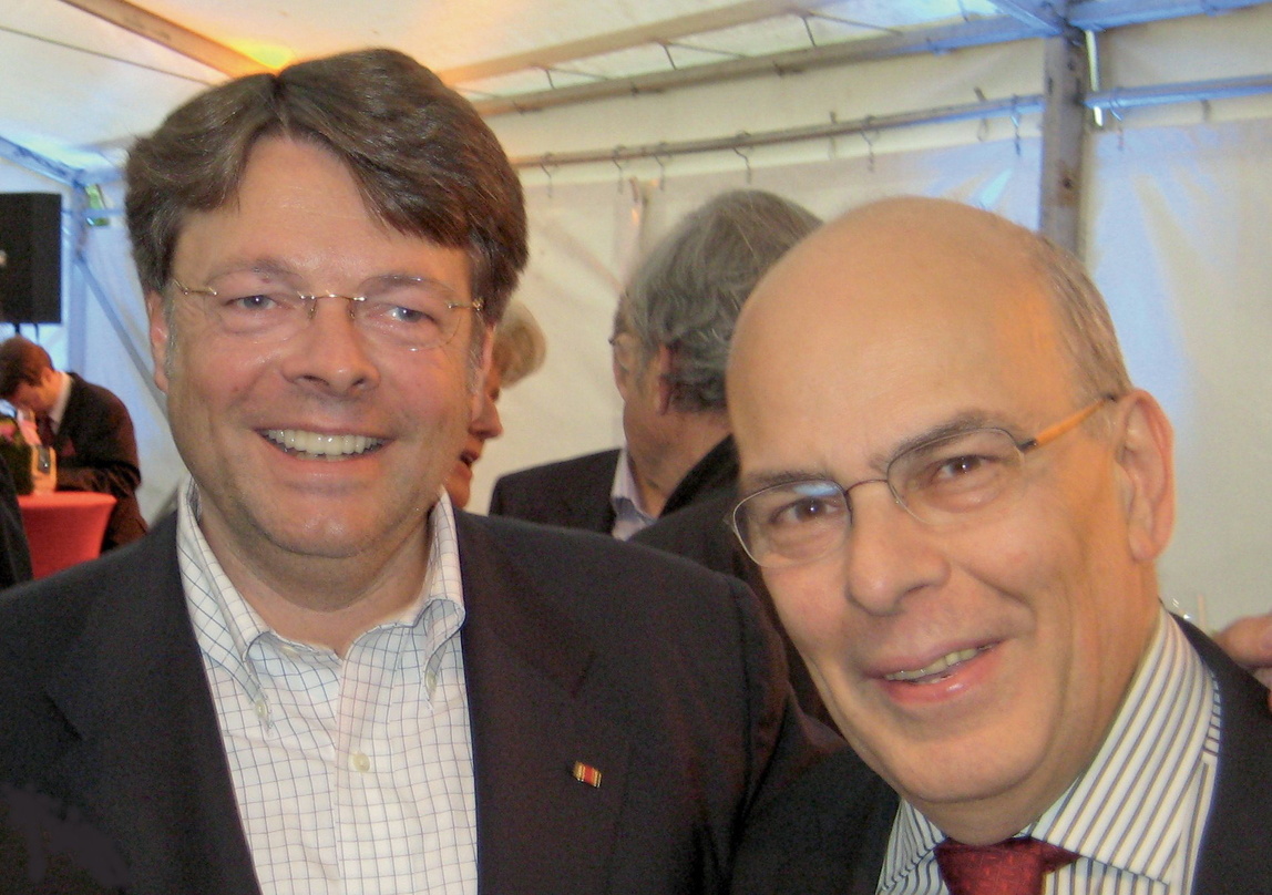Schließen Übernahme ab: Peter Schwenkow (l.) und Raymond Gubbay, hier bei den Feierlichkeiten zum 30-jährigen DEAG-Jubiläum im Jahr 2008