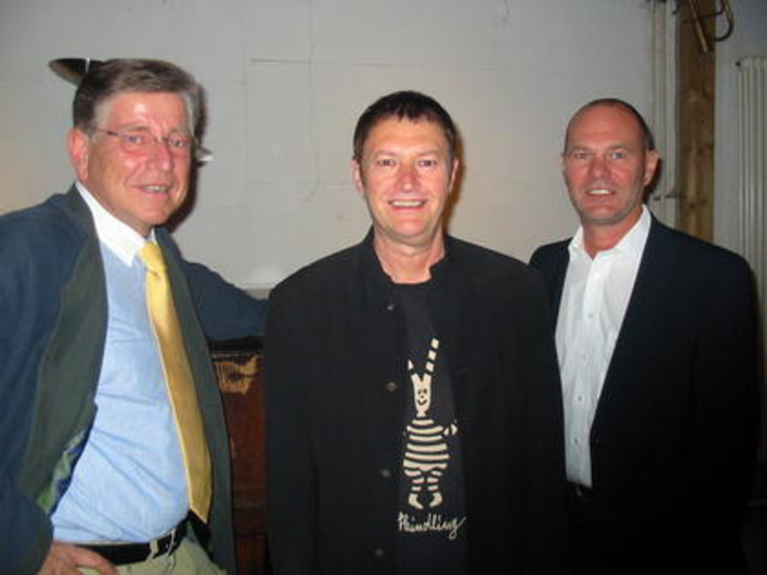 Feierten auf dem Gut Immling (v.l.n.r.): Dr. Thomas Goppel, Hans-Jürgen Buchner und Lothar Schlessmann