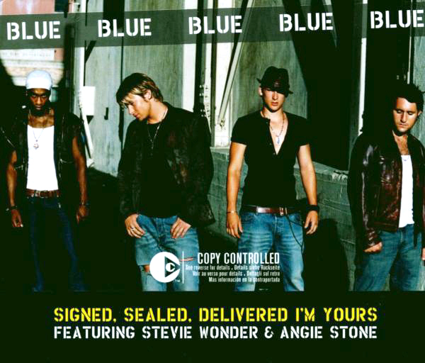 Blue feat. Stevie Wonder & Angie Stone – Signed, Sealed, Delivered I'm Yours