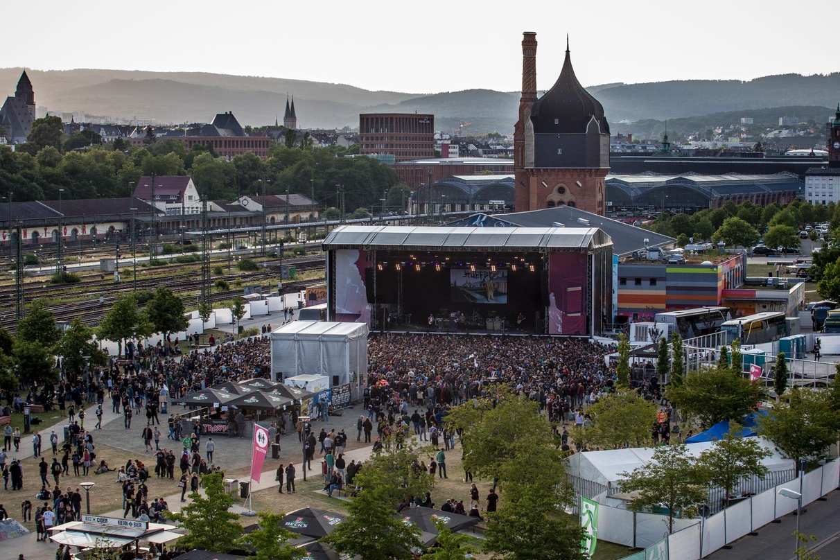Hier sollen künftig jeden Sommer Open- Air-Events stattfinden: das Wiesbadener Schlachthof- Gelände