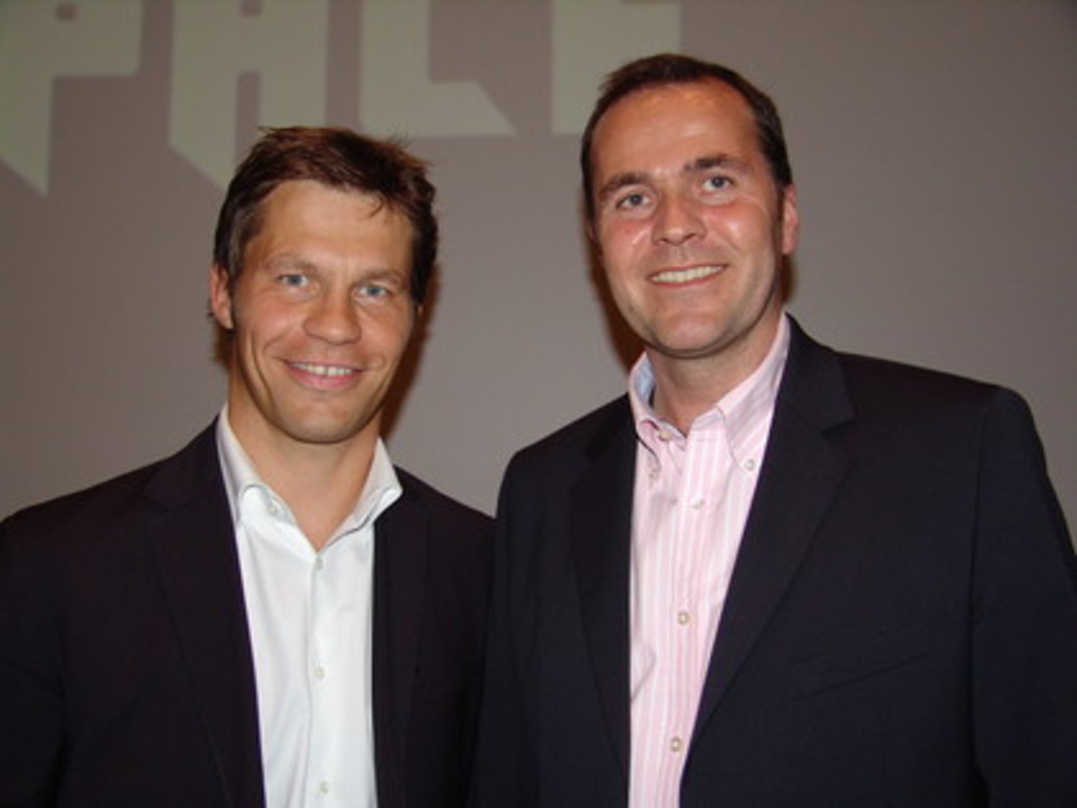 Stecken sich hohe Ziele: Frank Briegmann (l.) und Frank Hohenböken
