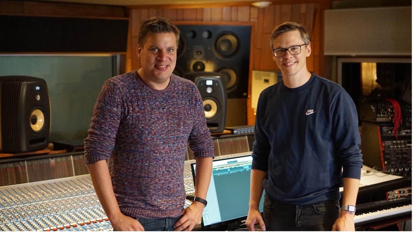 Trafen sich in den Berliner Hansa-Studios: Matthias Teriet (links) und Chris Gronau