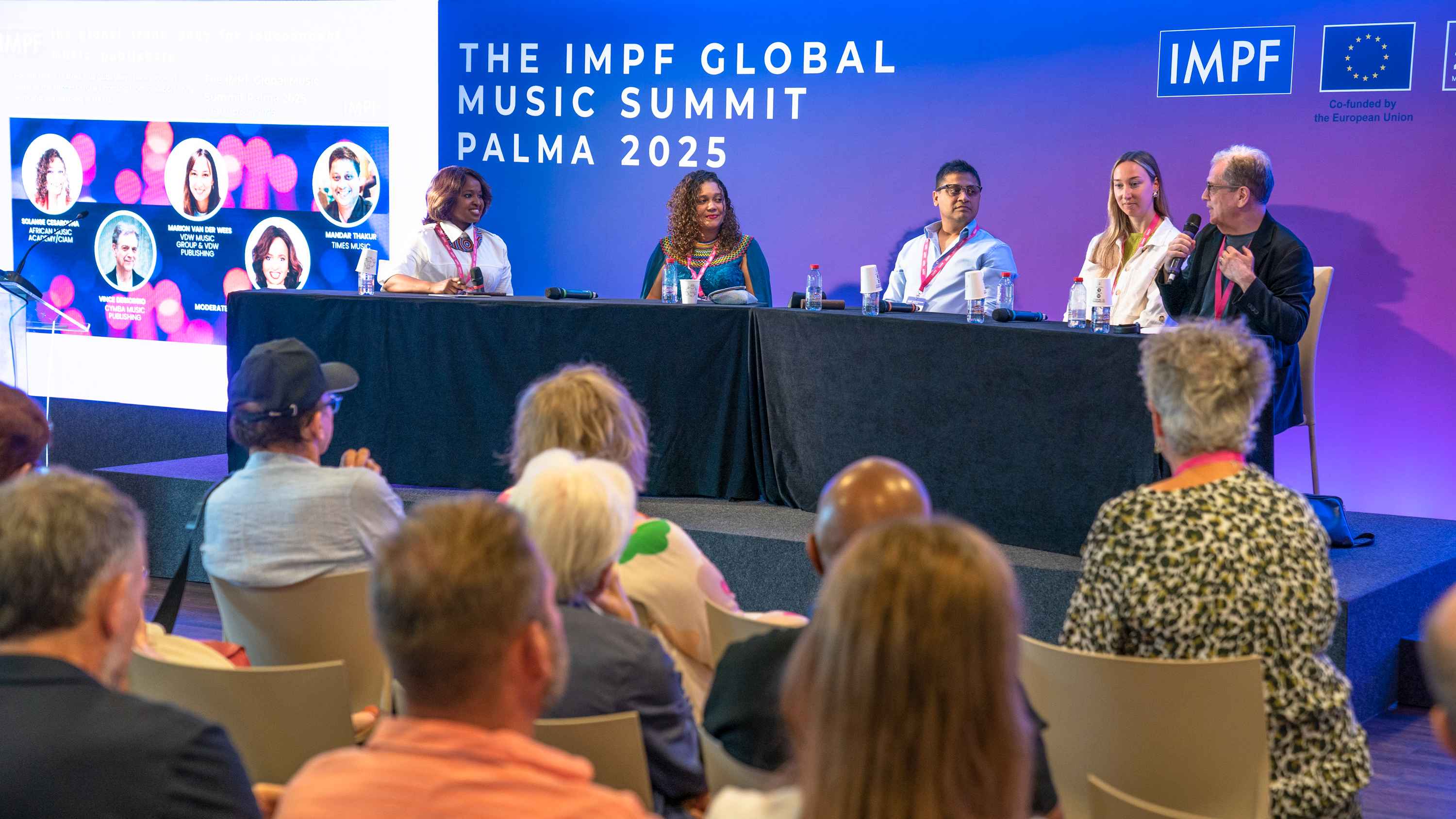 Diskutierten beim Global Music Summit des IMPF (von links): Angela Ndambuki (Regional Director Sub-Saharan Africa IFPI), Solange Cesarovna (Arist, Songwriter und Copyright Ambassador Afric...