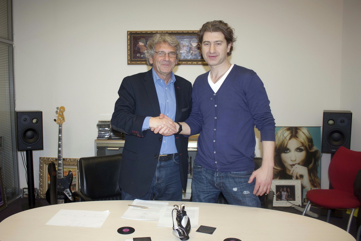 Fördern Popmusik aus Osteuropa: Alexander Elbertzhagen (Pool Position, l.) und mamamusic-CEO Jurij Nikitin