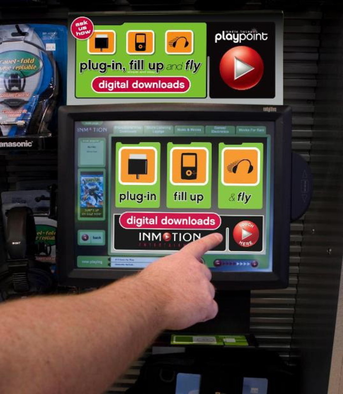 Stumme Verkäufer für Musik: PlayPoint Media Hotspots