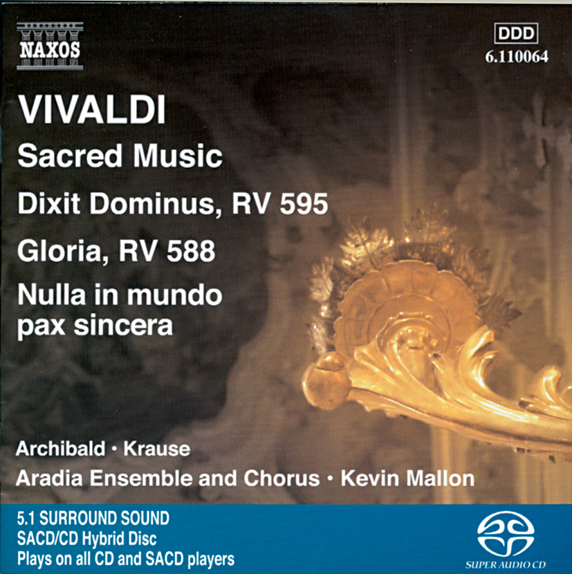 Jane Archibald/Anita Krause/Aradia Ensemble & Chorus – Dixit Dominus/Gloria/Nulla In Mundo Pax Sincera