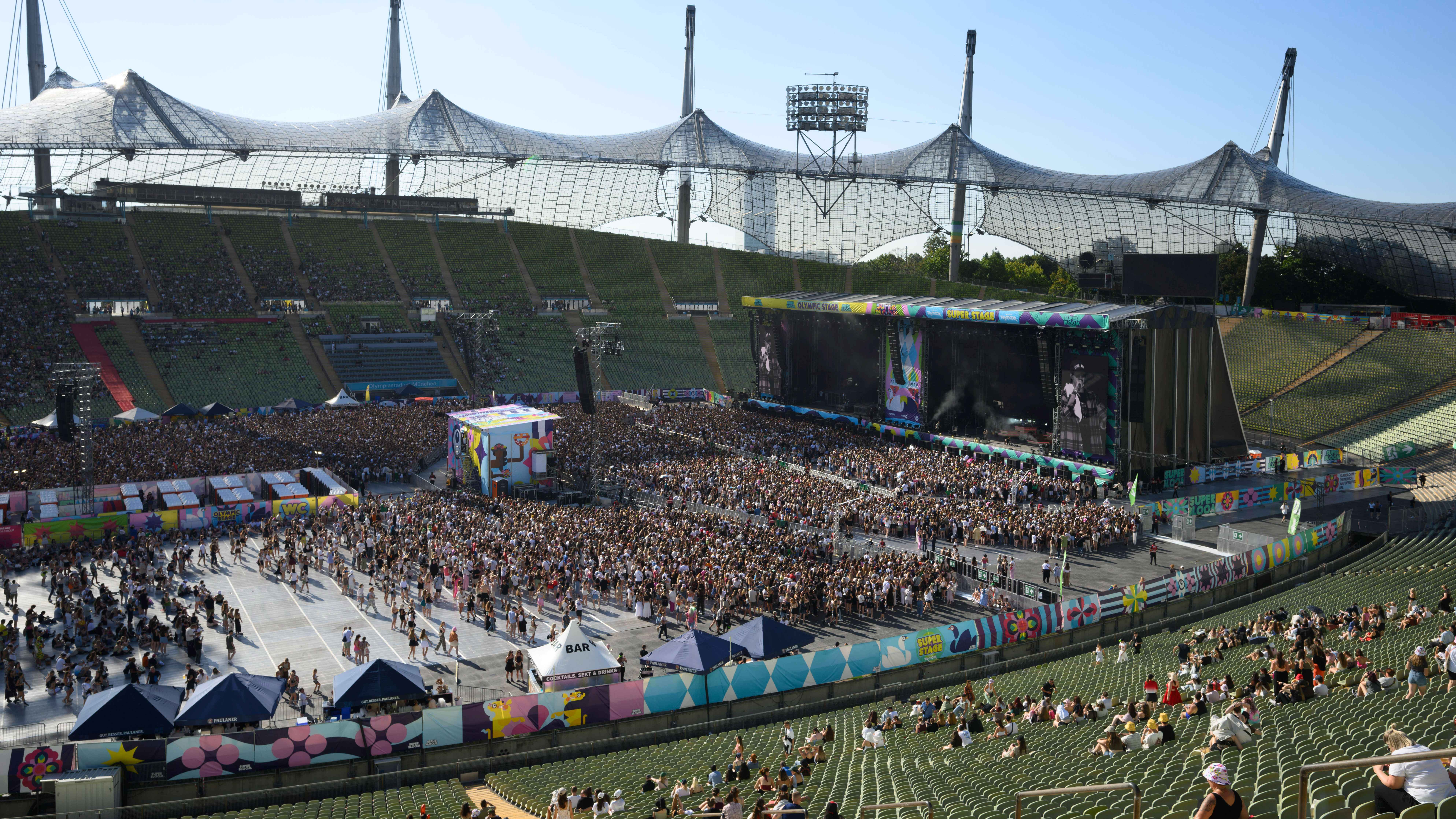 17db85d3 ba59 4af1 a27e 05948ded0476 Die wohl größte Musikspielstätte Münchens: Das Olympiastadion.