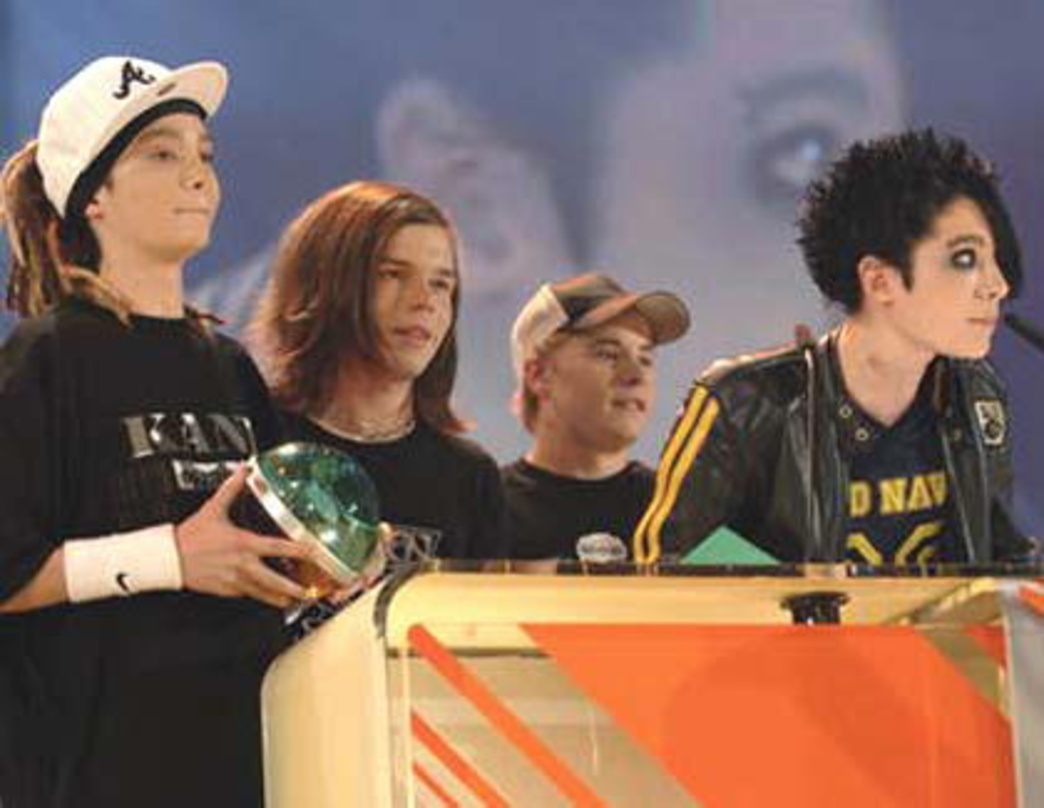 Bekommen schon bald den nächsten Preis überreicht: Comet-Gewinner Tokio Hotel