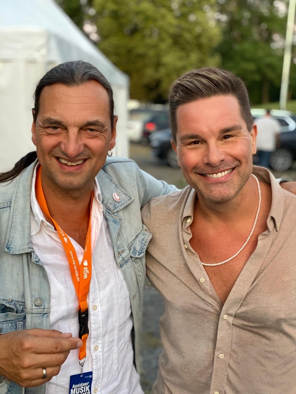 Live-Partner: Stefan Anowski (links) und Eloy de Jong