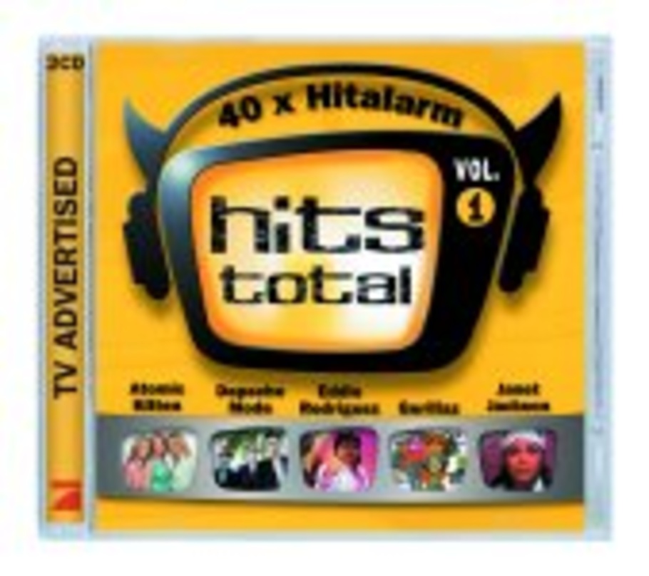 "tv total" jetzt auch auf CD: "hits total Vol.1"