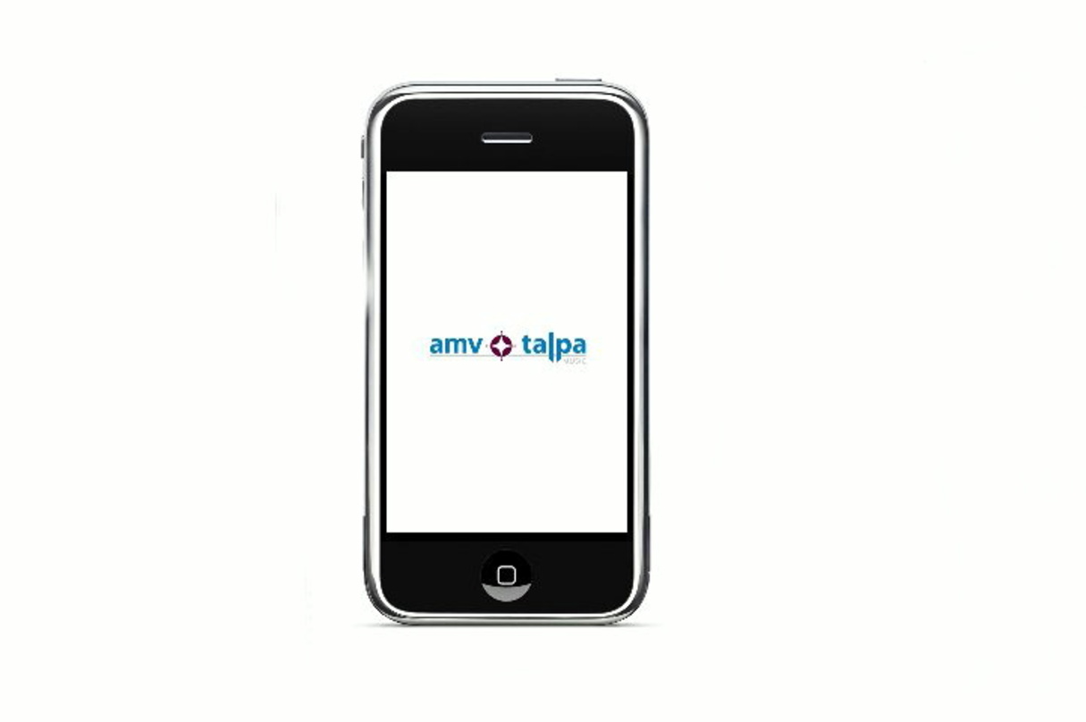 Bietet Synch-Lizenzierung für unterwegs: Die AMV-Talpa-App