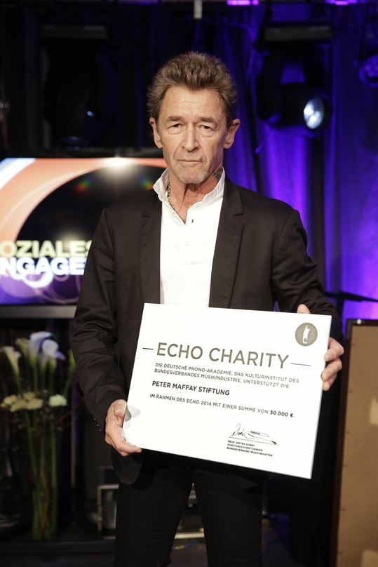 Seine Stiftung erhielt den Echo für soziales Engagement: Peter Maffay