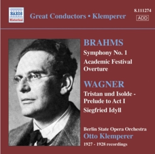 Otto Klemperer – Brahms/Wagner