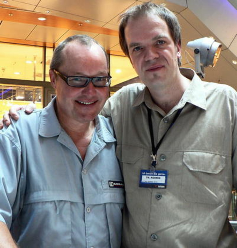 1c41dcb0cd7df9def02d88b4241d76b83b2be2eebad57e5fbf8e7f3d36c4786c Trafen bei Saturn zusammen: Nils Landgren (l.) und Thomas König