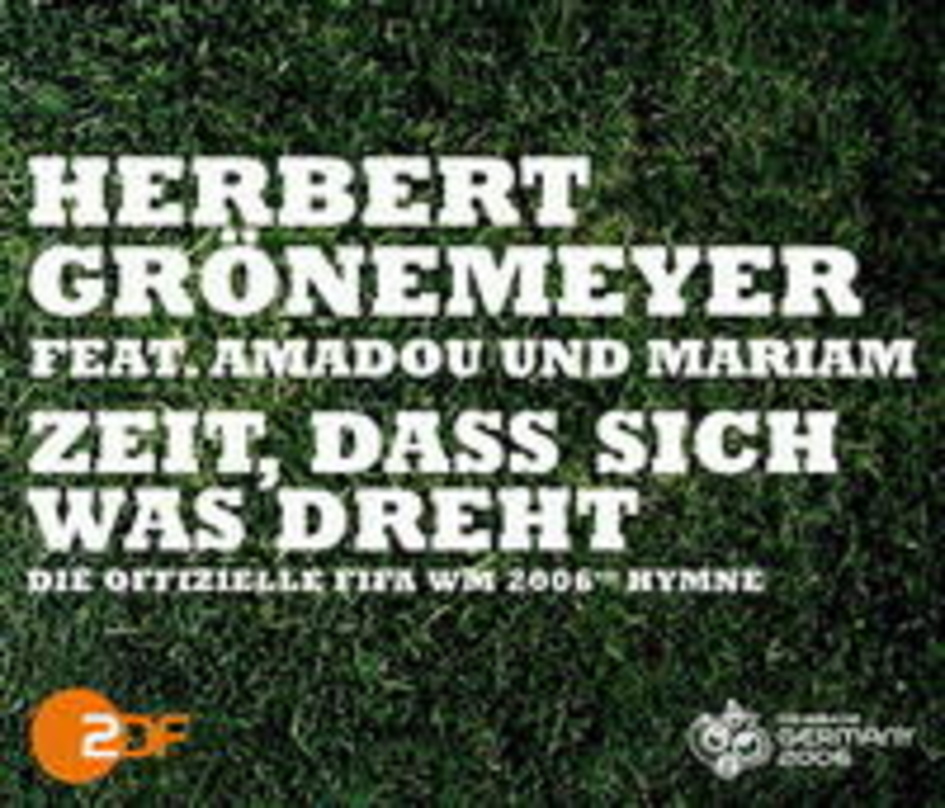 Nach vier Wochen Anlaufzeit an der Spitze: Grönemeyers WM-Hit mit Amadou & Mariam aus Mali