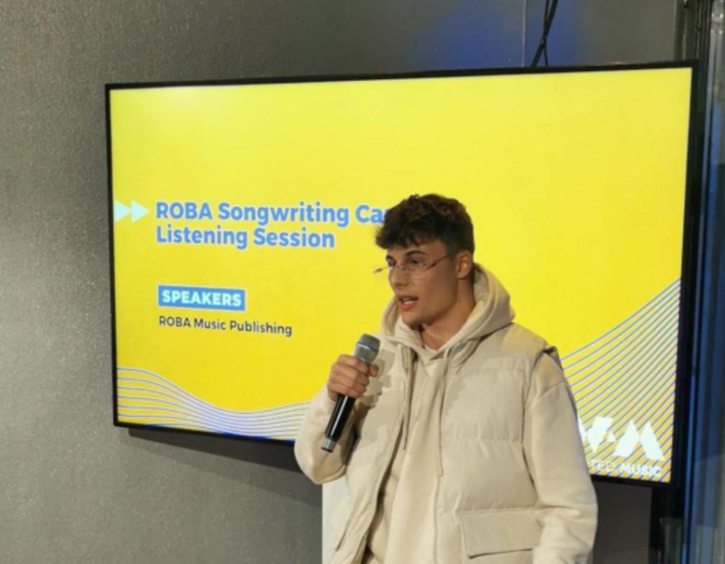 Für ihn wurden neue Songs geschrieben: Luca Wolf beim Roba Songwriting Camp