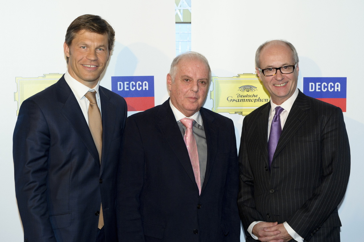 Neues Team (v.l.n.r.): Frank Briegmann, Daniel Barenboim und Max Hole