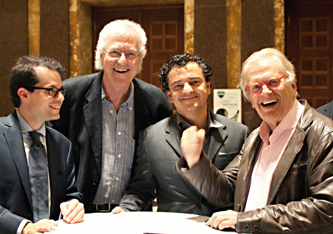Freuen sich auf die Zusammenarbeit (von links): Beat Fehlmann (Geschäftsführer der Philharmonie der Nationen), Dr. Elmar Lindemann (General Manager Intergroove Classics), Ralf Reichert (Ge...