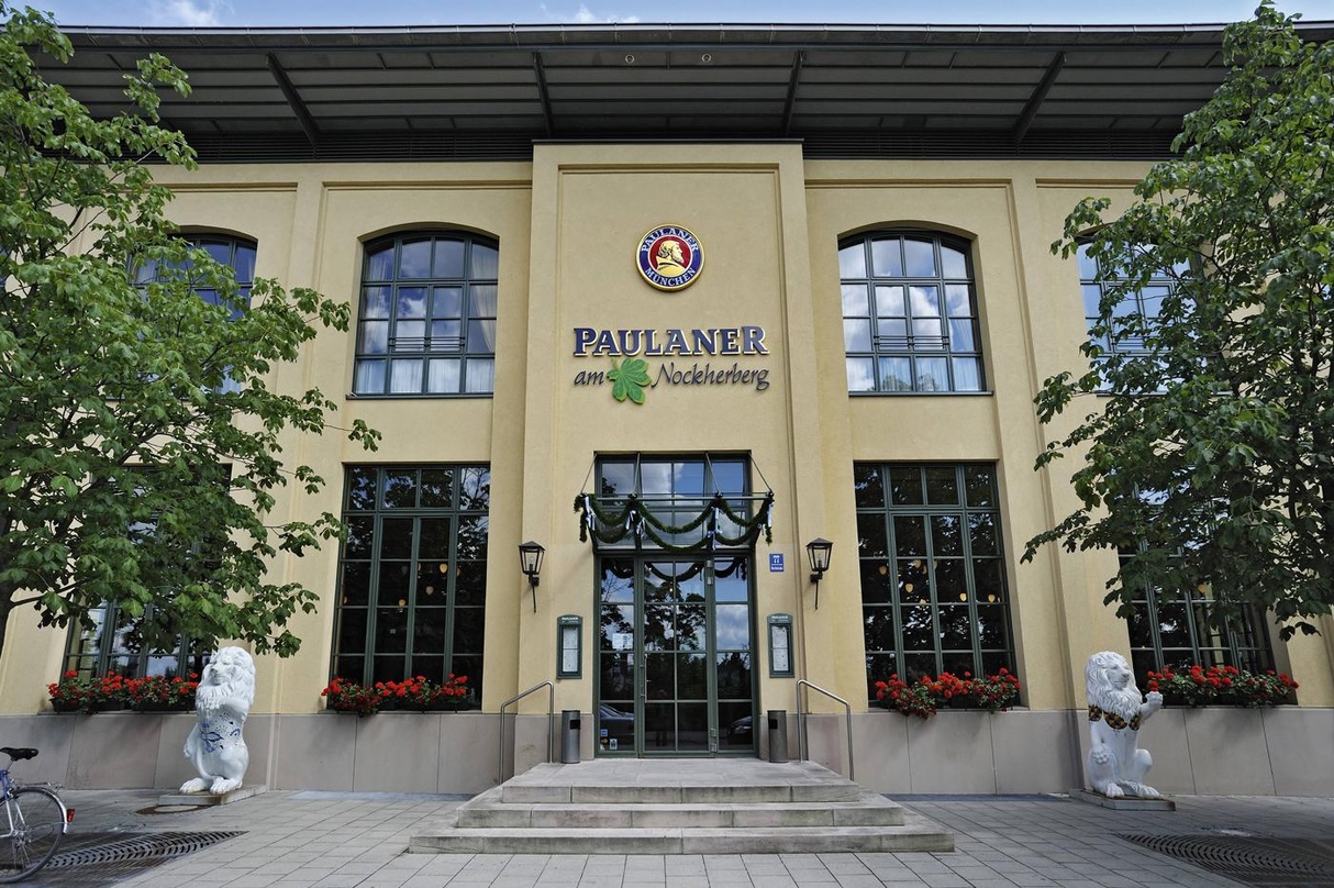 Hier steigt die Konferenz: das Paulaner am Nockherberg in München, wo jährlich auch der Starkbieranstich stattfindet