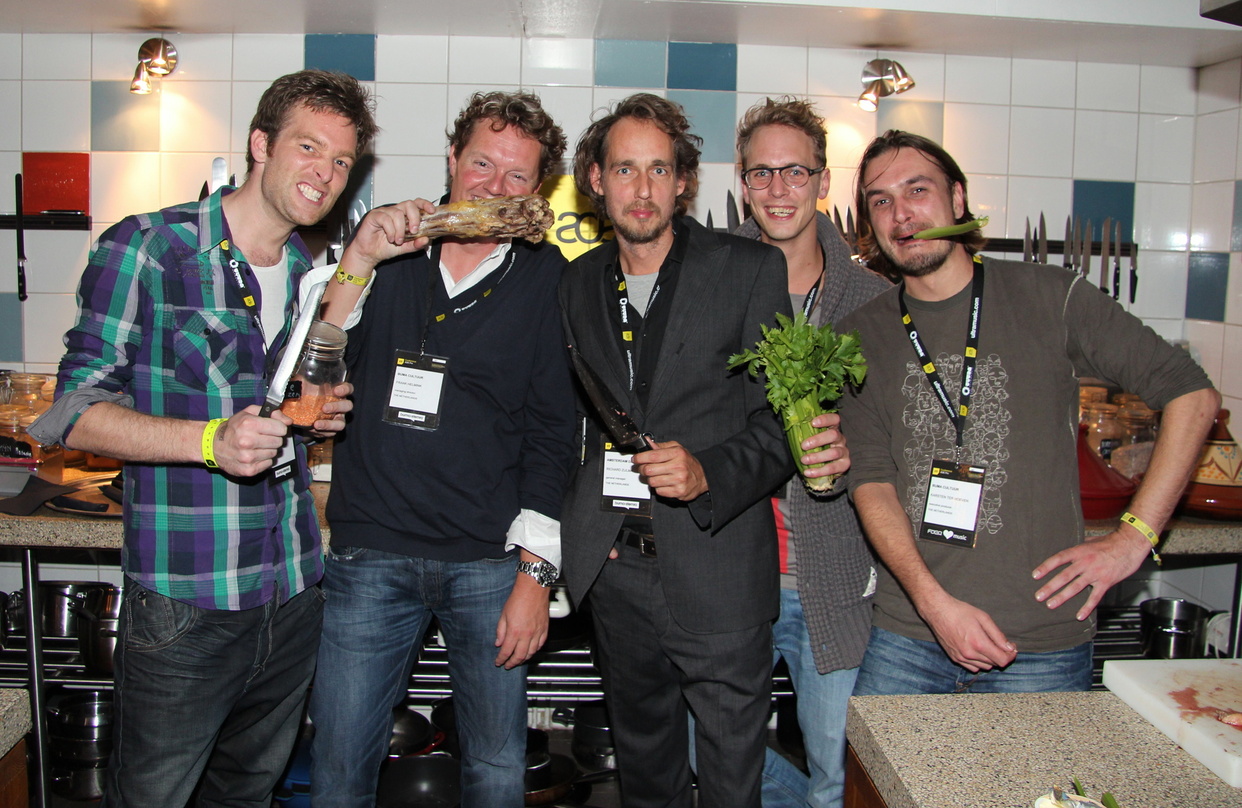 Haben ein wohlschmeckendes ADE 2012 zubereitet: das ADE-Team von Buma Cultuur mit (von links) Remko Gorter, Frank Helmink, General Manager Richard Zijlma, Jan-Willem van de Ven und Karsten...