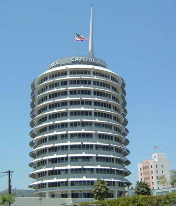 Ein Wahrzeichen in Hollywood: Capitol Tower