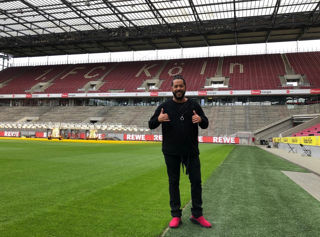 Drehte eine Runde im Kölner RheinEnergieStadion: Adel Tawil