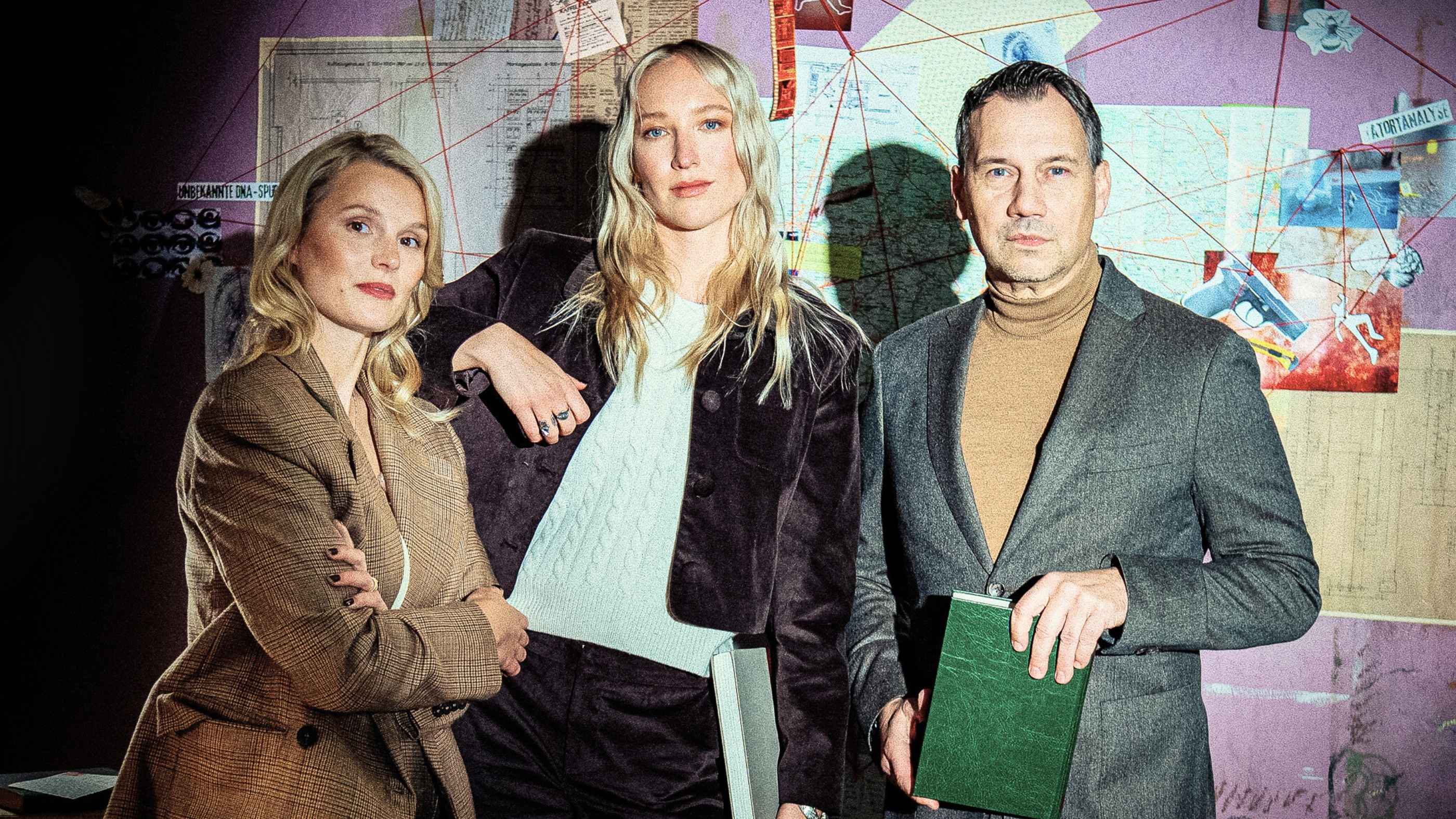 Realisieren ein gemeinsames Projekt (von links): Linn Schütze, Leonie Bartsch (beide "Mord auf Ex") und Sebastian Fitzek.