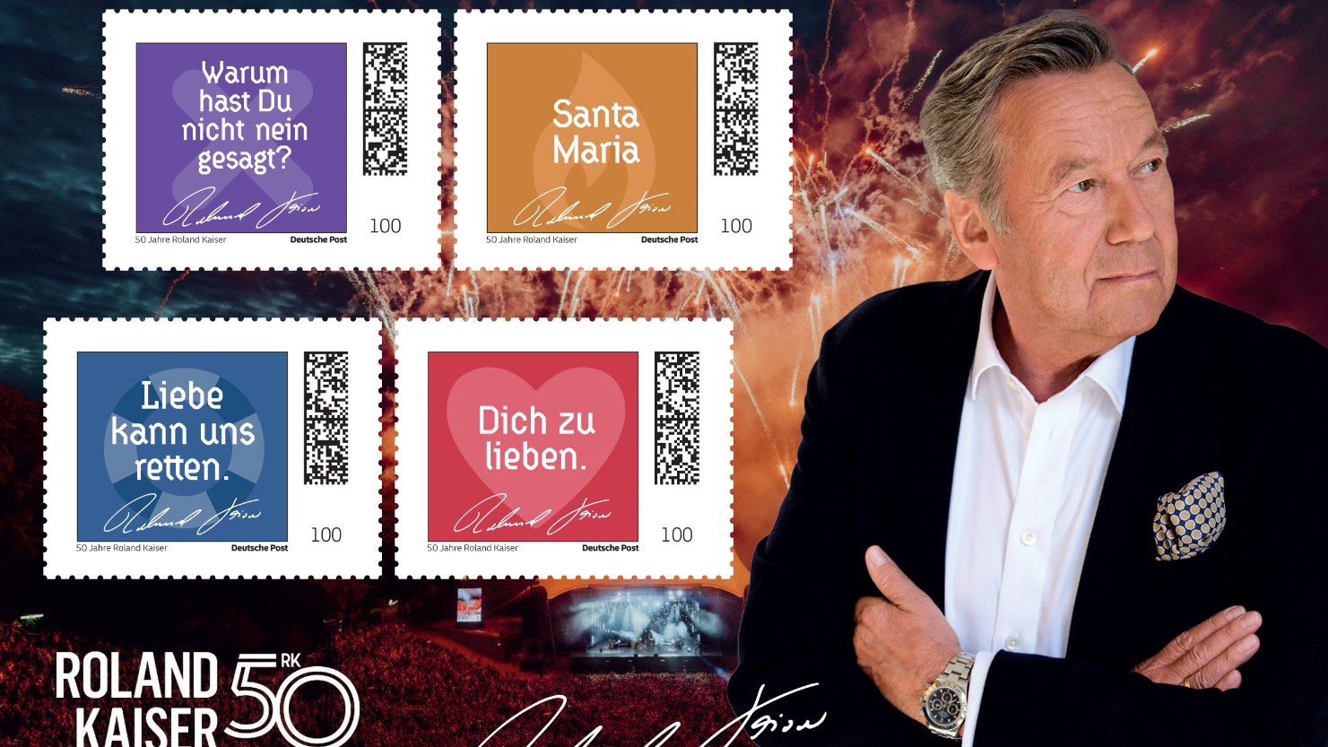 1f54b425 fddd 46f6 844f 6410b08dd2f3 Erhält sein eigenes Postwertzeichen: der ehemalige Telegrammbote Roland Kaiser.